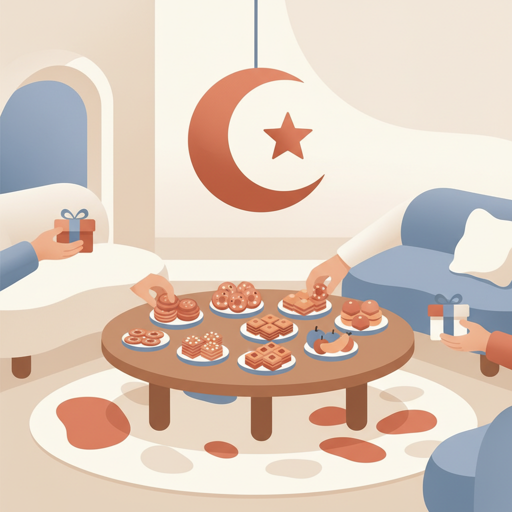 Klassisk Eid al-Fitr med familjen