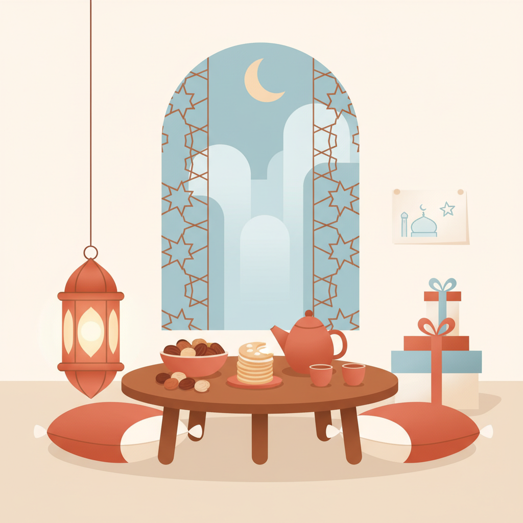 Traditionell Eid-fest hemma