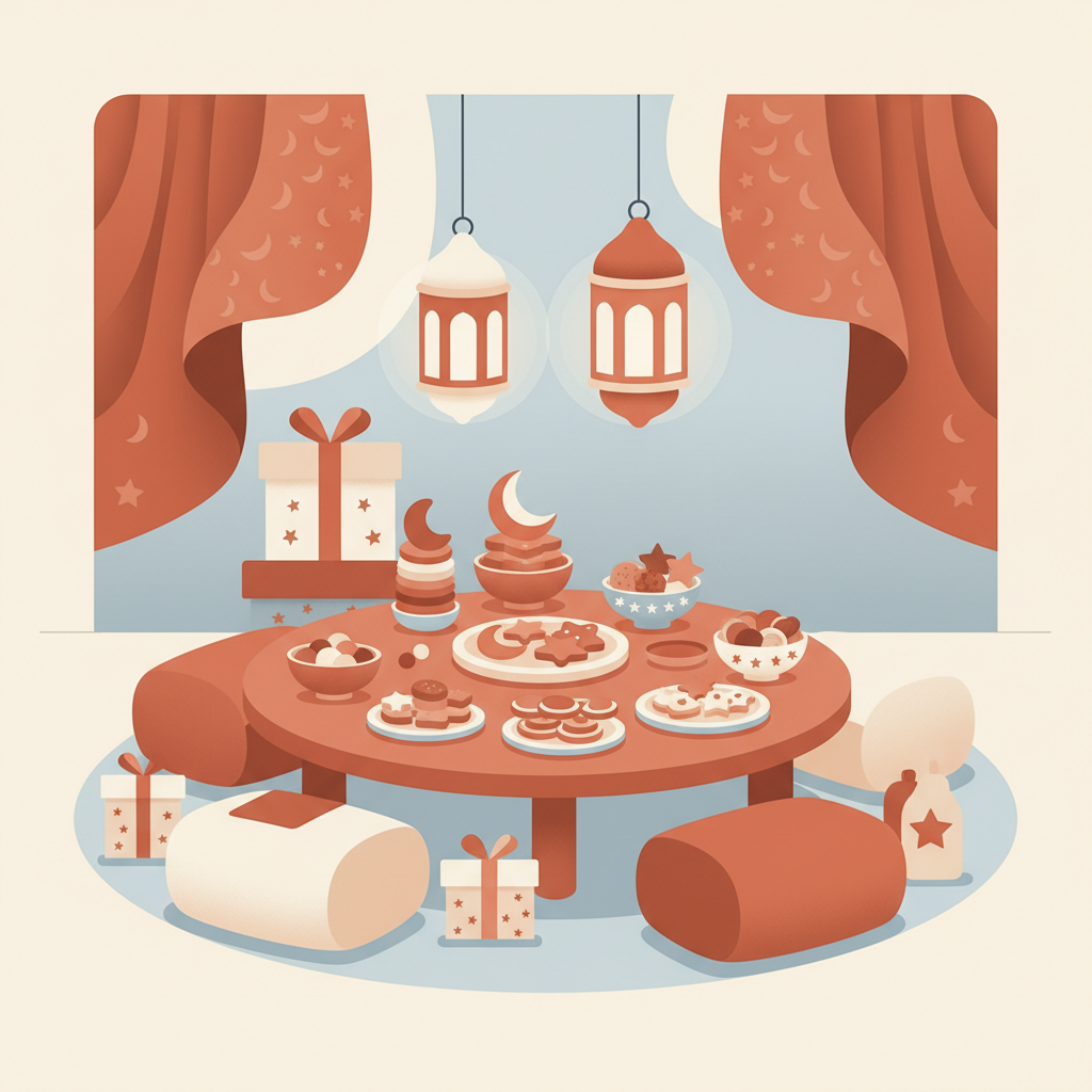 Eid-fest med vännerna